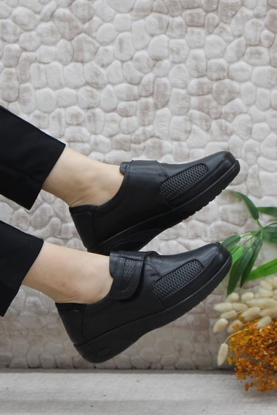 Mehmet Mete 4150 Comfort Hakiki Deri Kemik Çıkıntısına Özel Kadın Ayakkabı - Resim 5