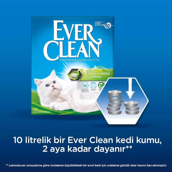 Ever Clean Extra Strength Ekstra Güçlü Kokulu Kedi Kumu 10 Lt - 5