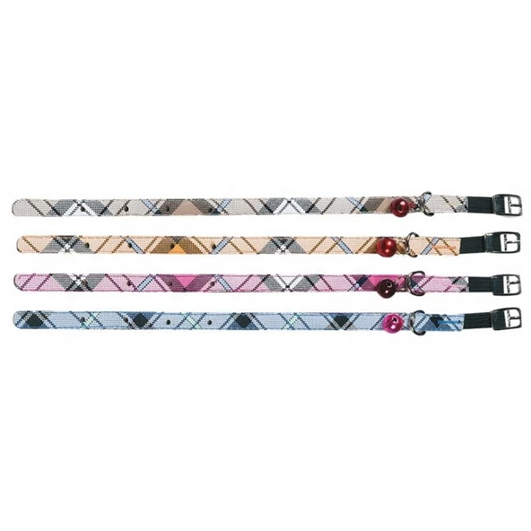 Karlie Kedi Boyun Tasma Ekoseli 30cm*10mm ürün görseli