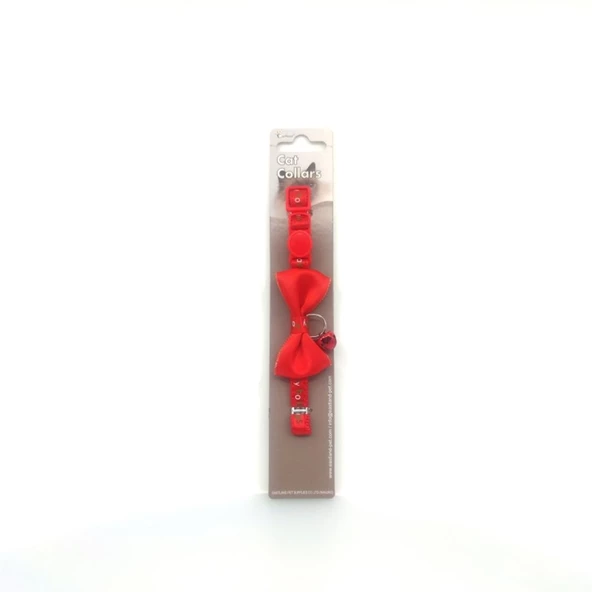 Eastland Papyon Çıngıraklı Tasma Kırmızı 10mm*30cm