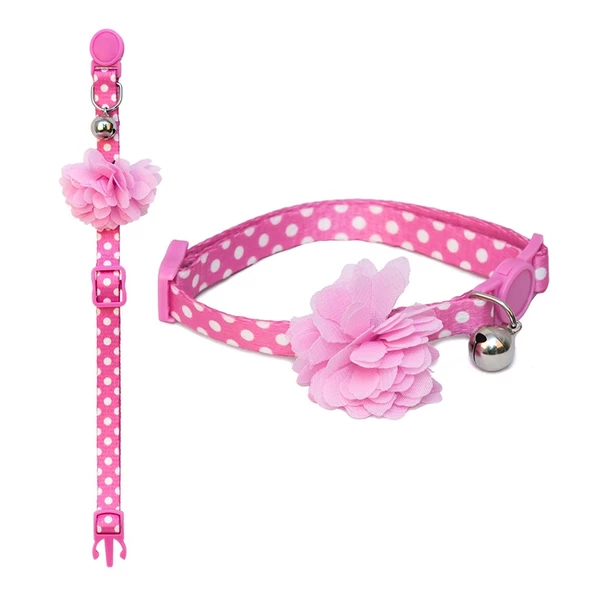 Eastland Pembe Çiçekli Kedi Boyun Tasması