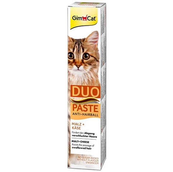 Gimcat Anti-Hairball Duo Paste Peynir+Malt 50gr - 4