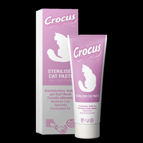 Crocus Kedi Sterilised Malt Macunu 100 Gram - 2