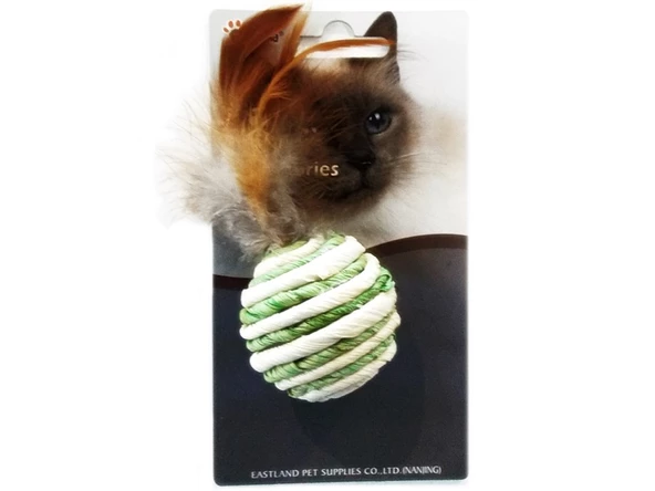 Eastland Tüylü Doğal Kedi Oyu.Top 4,5Cm