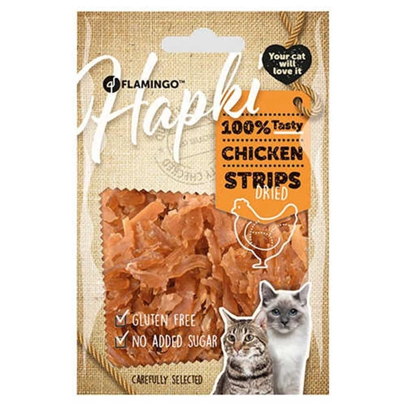 Flamingo Hapki Tavuklu Şerit Kedi Ödülü 50gr