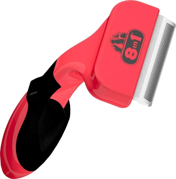 8in1 Perfect Coat DeShedder Furminator Orta Irk Köpek Tarağı Medium - Resim 2