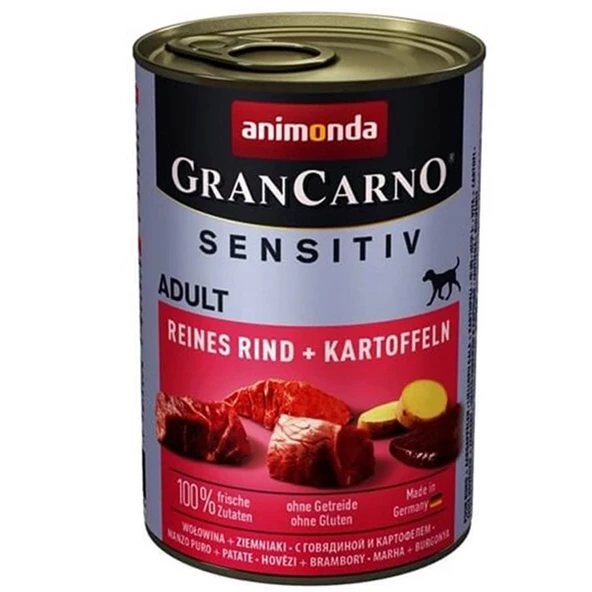 Animonda Sensitive Sığır Etli Patatesli Köpek Konservesi 400 Gr