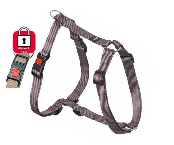 Karlıe Kilitli Göğüs Tasma Xs 25-40Cm Gri