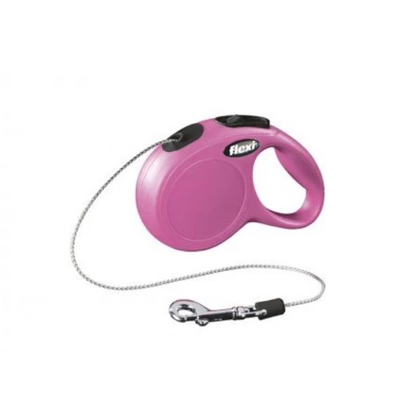 Flexi New Classic Small 5 Mt İp Pembe