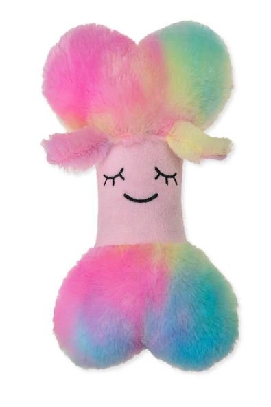 Karlie Peluş Oyuncak Kemik 22*12*6cm Gökkuşağı Renkli