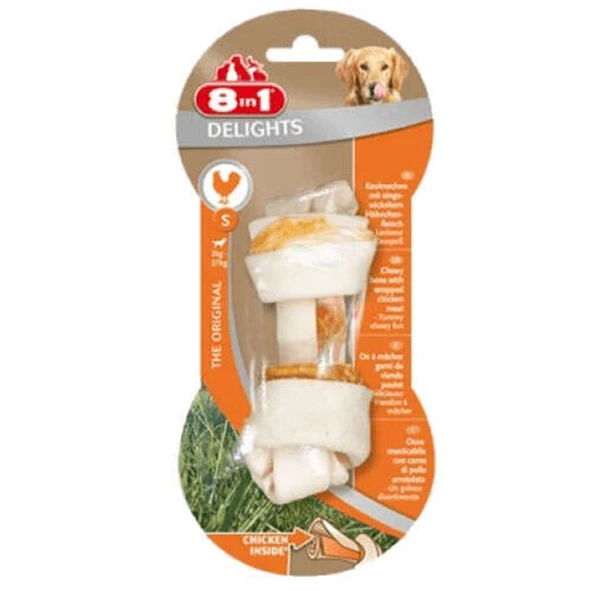 8in1 Delights Bones Köpekler İçin Ağız Bakım Kemiği Small