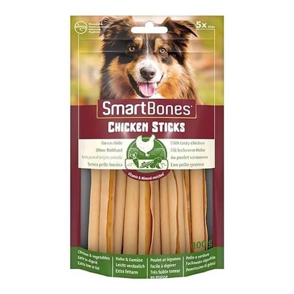 SmartBones Tavuklu Stick Köpek Ödül Çubuğu (5li) 100gr ürün görseli