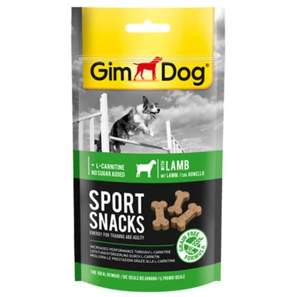 Gimdog Sportsnacks Kuzu&L-Carnitinli Ödül Tableti 60 gr