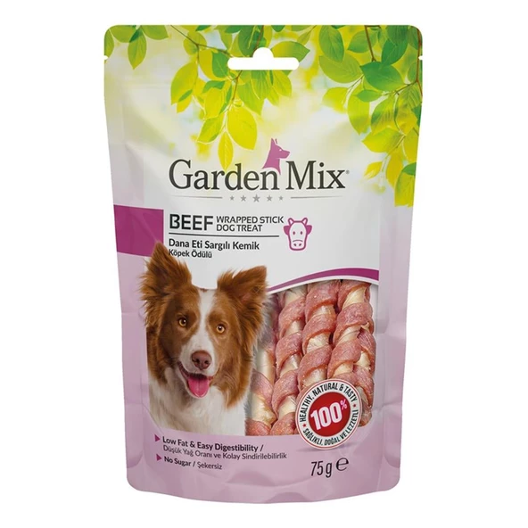 Garden Mıx Dana Etli Kemik Köpek Ödülü 75 Gr ürün görseli