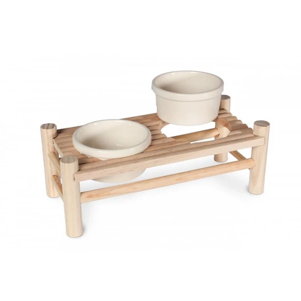 Karlıe Ahşap Kemirgen Yemek Masası 24X10X8Cm