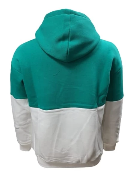 Tarz Cool T01215 Erkek Oversize Kapüşonlu Baskılı Üç İplik Sweatshirt - 6