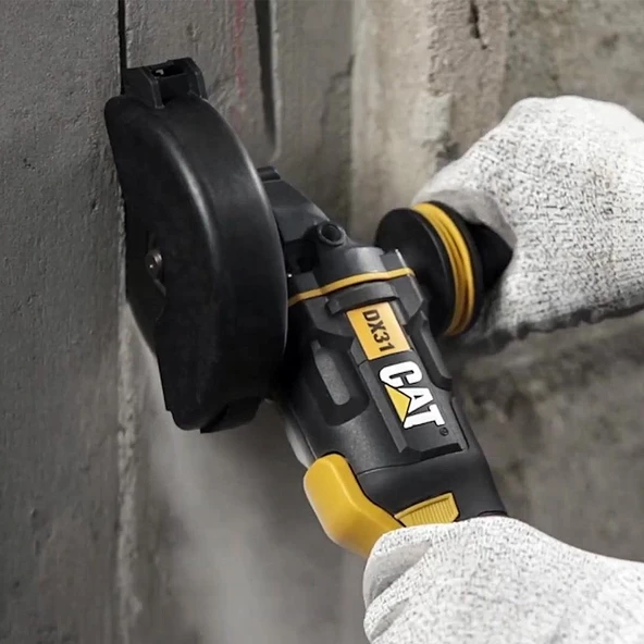 CAT DX31BC 18Volt 2.0Ah Li-ion 115mm Tek Akülü Kömürsüz Profesyonel Avuç Taşlama - 8