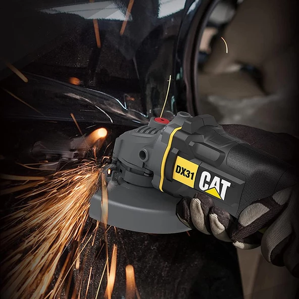 CAT DX31BC 18Volt 2.0Ah Li-ion 115mm Tek Akülü Kömürsüz Profesyonel Avuç Taşlama - 9