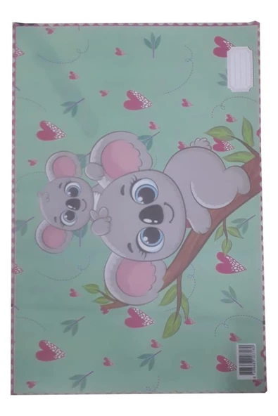 Beslenme Bezi Yıkanabilir 33x49 cm 1 Adet Koala Beslenme Örtüsü Okul Öncesi Kreş Anasınıfı İlkokul İçin İdeal - 2