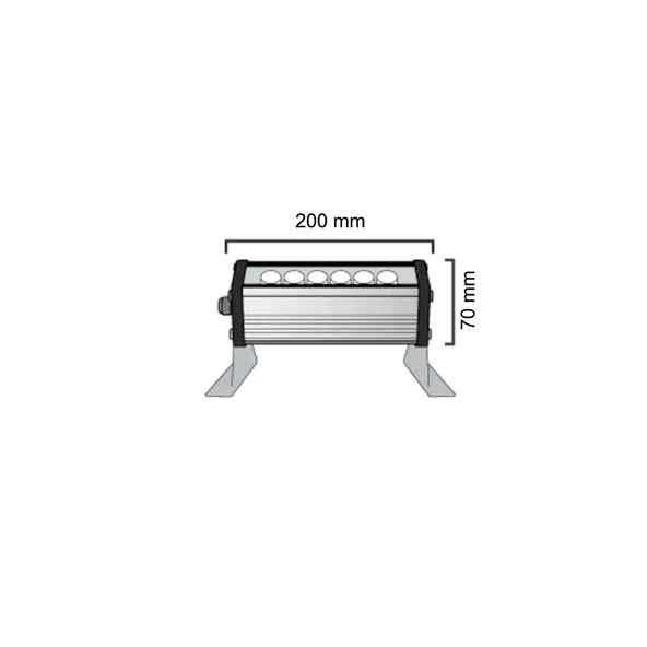 WONDEKS 6W 20CM WALLWASHER BEYAZ - 2