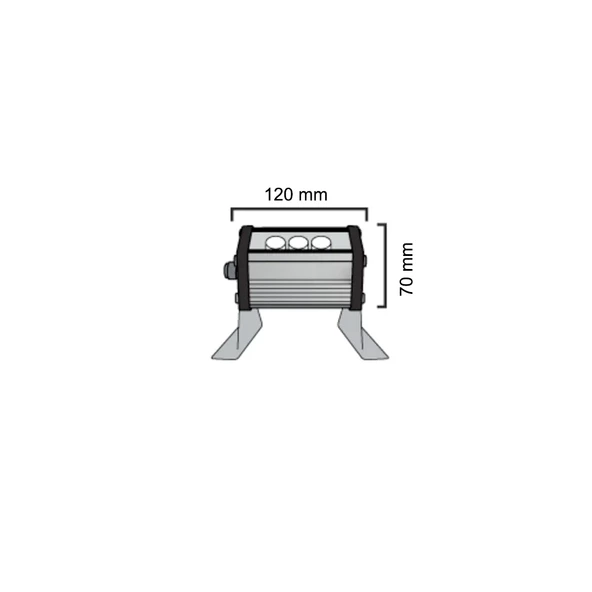 WONDEKS 3W 10CM WALLWASHER KIRMIZI - 2