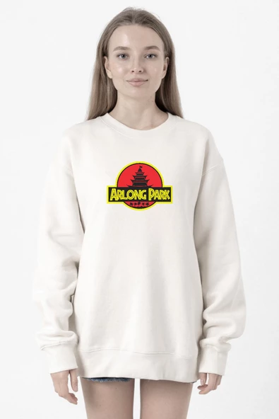 One Piece Anime Arlong Park Beyaz Kadın 2ip Sweatshirt ürün görseli