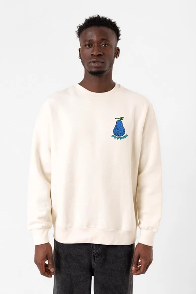 One Piece Anime Gura Gura Devil Fruit Ekru Erkek 2ip Sweatshirt