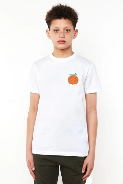 One Piece Anime Mera Mera Devil Fruit Beyaz Çocuk Bisikletyaka Tshirt