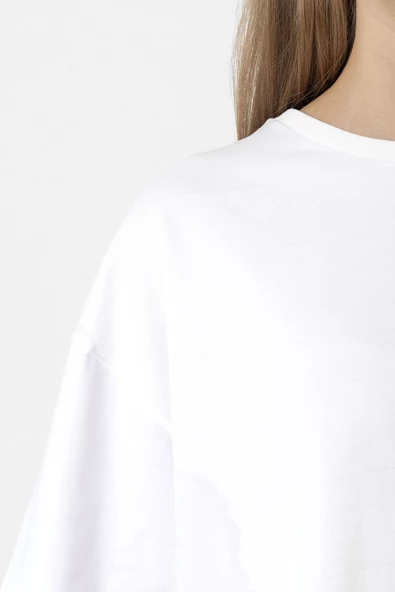 One Piece Anime Sanji Beyaz Kadın Crop Tshirt - 4
