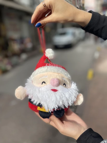 Yılbaşı Noel Baba Peluş Oyuncak 20 CM