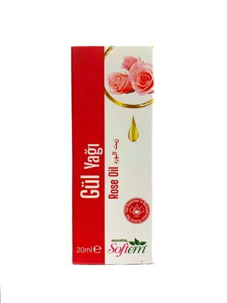 AKSUVİTAL SOFTEM GÜL YAĞI 20 ml