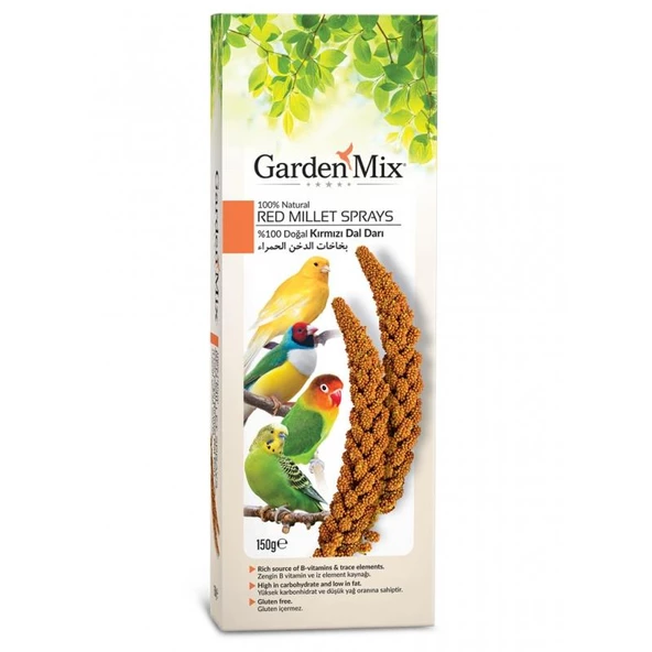 Garden Mix Platin Kırmızı Dal Darı 150gr