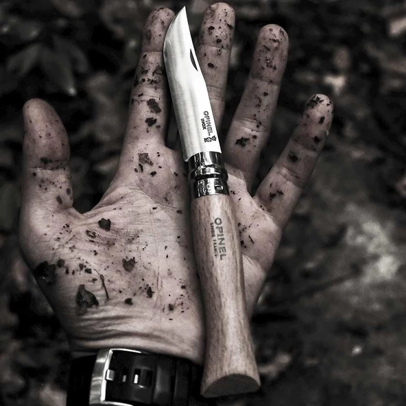 Opinel OP-001083 Inox Kayın Saplı Paslanmaz Çelik Çakı - 5