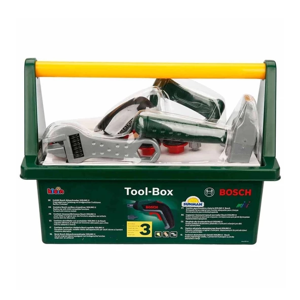 8436 Bosch El Çantalı Oyuncak Tamir Seti 17 Parça ürün görseli 1