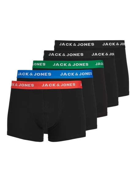 JACK JONES Erkek 5 li Siyah Renk Boxer 12142342