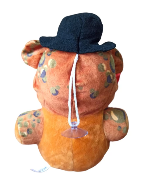 Five Nights At Freddys Karakterleri Oyuncak Peluş Fnaf Karakteri 23cm. Kahverengi Kedi Şapkalı - 3