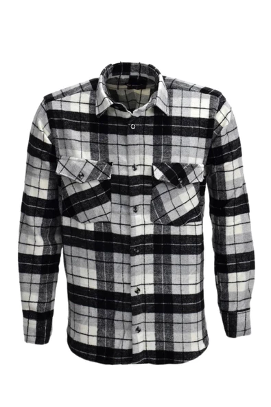 Erkek Çift Cepli Kapaklı Regular Fit Oduncu Gömlek BGL-ST03253 ürün görseli