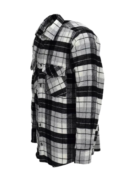 Erkek Çift Cepli Kapaklı Regular Fit Oduncu Gömlek BGL-ST03253 - Resim 5