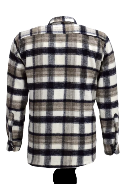 Erkek Çift Cepli Kapaklı Regular Fit Oduncu Gömlek BGL-ST03256 - Resim 9