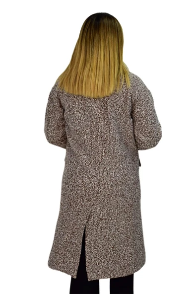 Kadın Buklet Kaşe Kaban K3146 BGL-ST03284 - 10