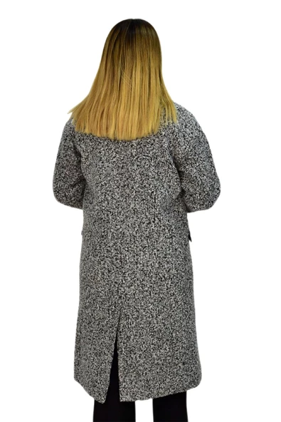 Kadın Buklet Kaşe Kaban K3146 BGL-ST03284 - 11