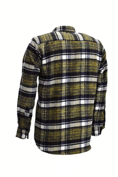 Erkek Çift Cepli Kapaklı Regular Fit Oduncu Gömlek BGL-ST03255 - 9