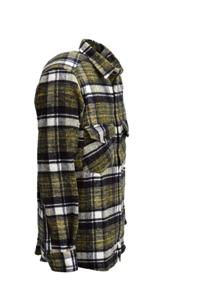 Erkek Çift Cepli Kapaklı Regular Fit Oduncu Gömlek BGL-ST03255 - 7