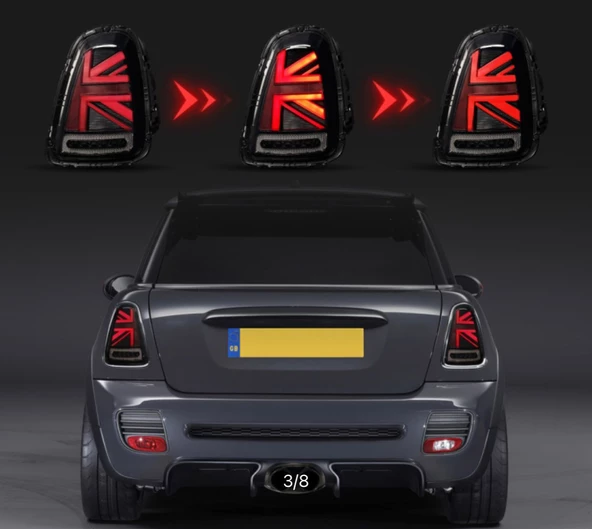 AUTOGP Mini cooper r58 stop lambası ledli british flag 2008 / 2014 - 4