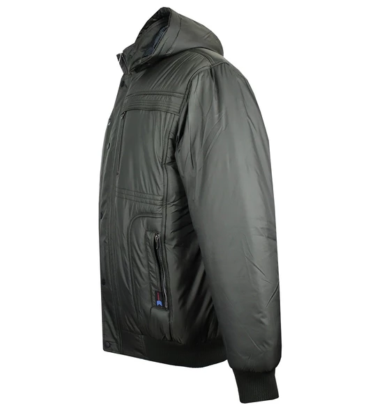 Büyük Beden Erkek Mont Dekons Eden Haki - 6