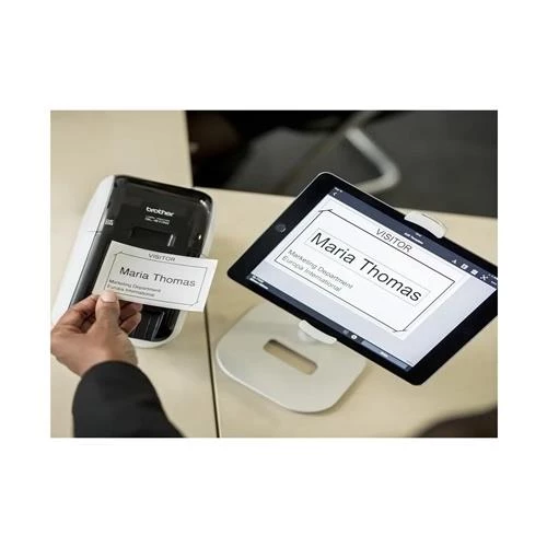 BROTHER P-TOUCH QL-810W 62MM E KADAR BASKI DK SERİSİ ETİKET BİLGİSAYAR BAĞLANTILI Wireless - Resim 2