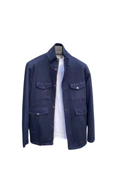 PREMİUM SVR HAKİM YAKA KAPAKLI CEP KAŞE MONT - 8