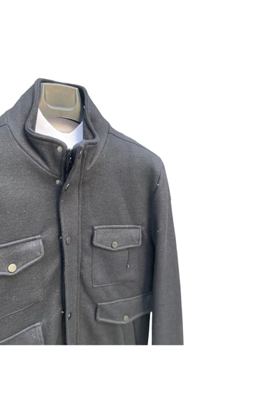 PREMİUM SVR HAKİM YAKA KAPAKLI CEP KAŞE MONT - 2