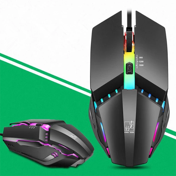 Universal K3  Işıklı Kablolu Oyuncu- Gaming Mouse