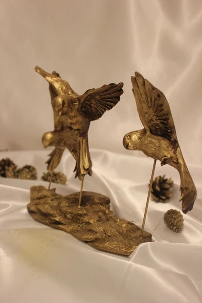 Kırlangıç Ebabil Kuşları Biblo Gold - Resim 11